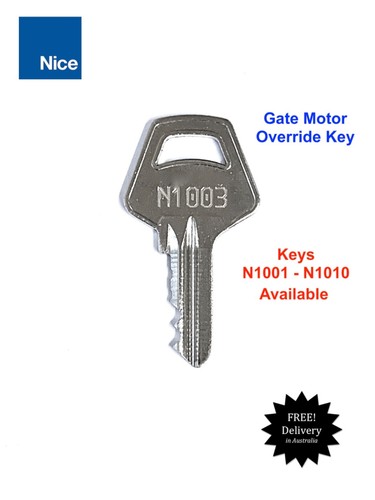 Nice gate motor - motor, override