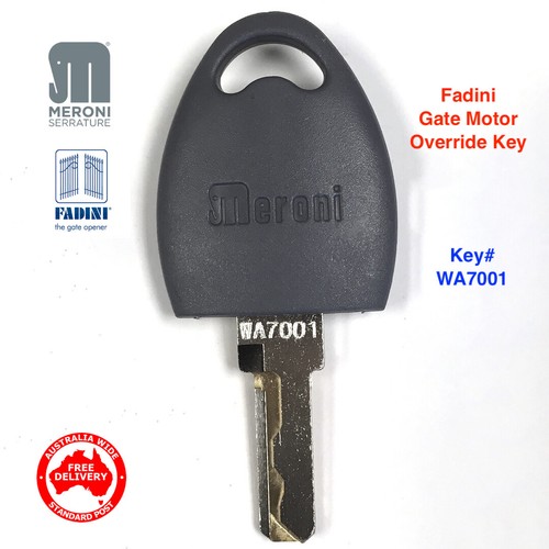 Fadini gate motor - motor, key